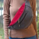 brązowo - czerwona nerka XXL