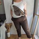 Nerka damska Zoja z falbanką - wygodna saszetka handmade