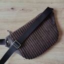 Damska nerko-torebka do pracy - wygodna saszetka nerka handmade