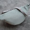 szaro-miętowa damska nerka XXL