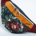 Elegancka damska nerka w kwiaty róży vintage BARWNA CISZA