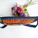 Listonoszka nerka sztruksowa granat