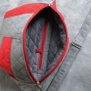 czerwono-szara damska nerka XXL