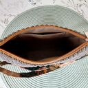 Mała brązowa nerka na biodro i na skos - handmade