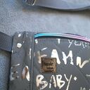 odblaskowa saszetka midi, 2 kieszonki