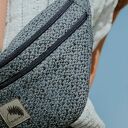 Nerka XL z grubej plecionki melanż z recyklingu "granat"