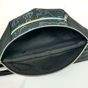 Czarna nerka XL w koty - eko zero waste dla kociary