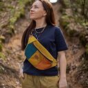 Kolorowa Nerka Patchwork Saszetka