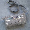 odblaskowa saszetka midi, 2 kieszonki