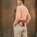 Nerka torebka MOCCO patchwork, rozmiar M - miniportfel gratis