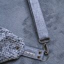 szara melanżowa nerka XXL