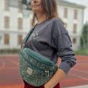 Zielona nerka damska XL Montana - pojemna i wodoodporna nerka damska