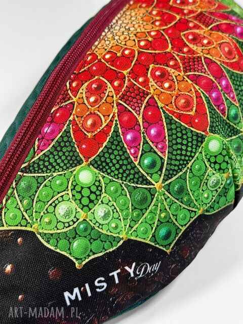 Kolorowa nerka z mandalą