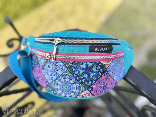 Nerka Azulejo / Portugalskie Kafelki / turkusowa miniportfelik gratis