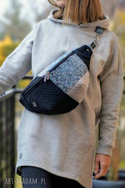 welurowa damska nerka XXL