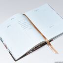 Kulinarny przepiśnik Chiyogami z twardą oprawą - ręcznie robiony notes na przepisy