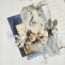 Notes junk journal A5 "Akwarela" - zapiski, zdjęcia i wspomnienia