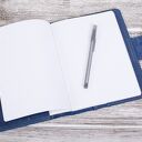 Ręcznie robiony skórzany notes A5 - personalizowana okładka z naturalnej skóry