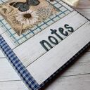 Notes z motylem