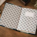 Niebieski notes w kropki - Bullet Journal 200 stron z papierem Katazome