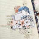 Ręcznie robiony notes Junk Journal - album A5 postarzany kawą