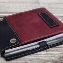 Ręcznie robiony skórzany notes mały A6 100% skóra