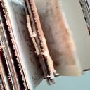 Boho Junk Journal A5 - Ręcznie robiony notes vintage z koronką