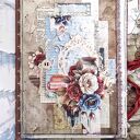 Boho Junk Journal A5 - Ręcznie robiony notes vintage z koronką