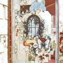 Boho Junk Journal A5 - Ręcznie robiony notes vintage z koronką