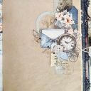 Ręcznie robiony notes Junk Journal - album A5 postarzany kawą