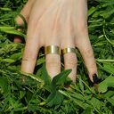 Satyna - mosiężna obrączka - rozm. M (1900 -36) outlet