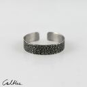 Piasek - srebrna obrączka - różne rozmiary (1900 40) III