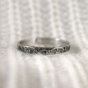 Nieregularna - rozm. S, L, XL - srebrna obrączka (2000 -03) outlet