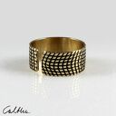 Kratka - mosiężna obrączka - różne rozmiary (2201 -07) III