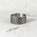 Rybia łuska - srebrna obrączka - różne rozmiary (1300 -06) III