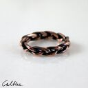 Pleciona - miedziana obrączka rozm. 19 (2209 -03) unikat