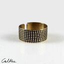 Kratka - mosiężna obrączka - różne rozmiary (2201 -07) III