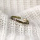 Nieregularna - rozm. S, M, L - mosiężna obrączka (2000 -02) outlet