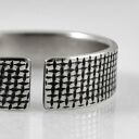 Płótno - srebrna obrączka - rozm. M, XL (1900 -46) outlet