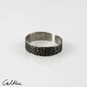 Piasek - srebrna obrączka - różne rozmiary (1900 -40) III