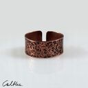 Kamień - miedziana obrączka - różne rozmiary (2000 16) III