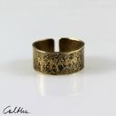 Kamień - mosiężna obrączka - różne rozmiary (2000 17)