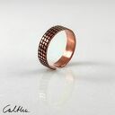 Kratka - miedziana obrączka - różne rozmiary (2205 -16) III