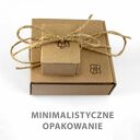 Płótno - regulowana mosiężna obrączka handmade, rozmiar S