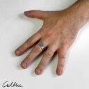 Gładka - srebrna obrączka - różne rozmiary (1900 -06) III