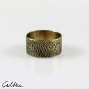 Piasek - mosiężna obrączka rozmiar 25 (2112 05) ooak