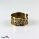 Kamień - mosiężna obrączka - różne rozmiary (2000 -17) III