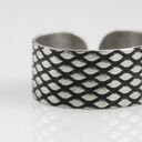 Rybia łuska - srebrna obrączka - różne rozmiary (1300 -06) III