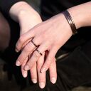 Nieregularna - miedziana obrączka - różne rozmiary (2000 -01) III