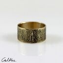 Piasek - mosiężna obrączka rozmiar 25 (2112 -05) ooak